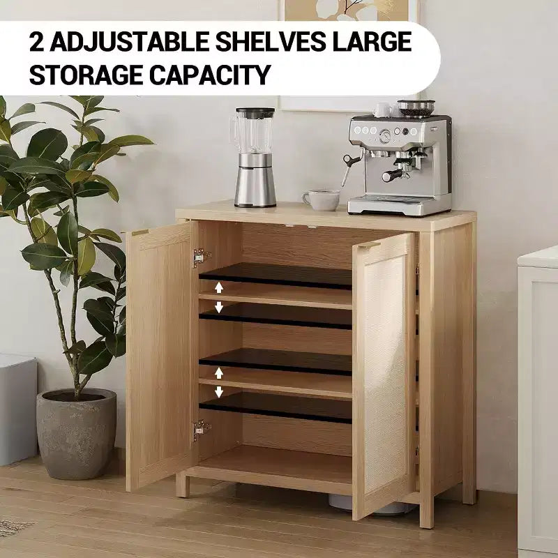 Freestanding Storage Sideboard Buffet Cabinet for Living Room, Dining Room
