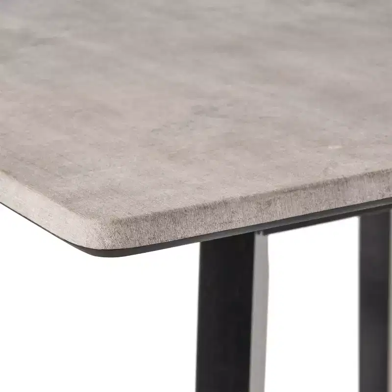 GDFStudio Hildred Modern Laminate and Rubber Wood Square 42 Bar Dining Table