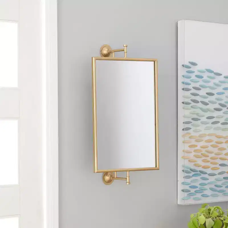 Metal Handmade Rectangular Shaped Wall Mirror - Olivia & May
