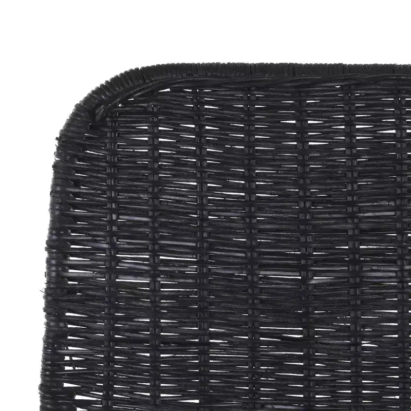 Weaved Rattan Counter Stool Set of 2