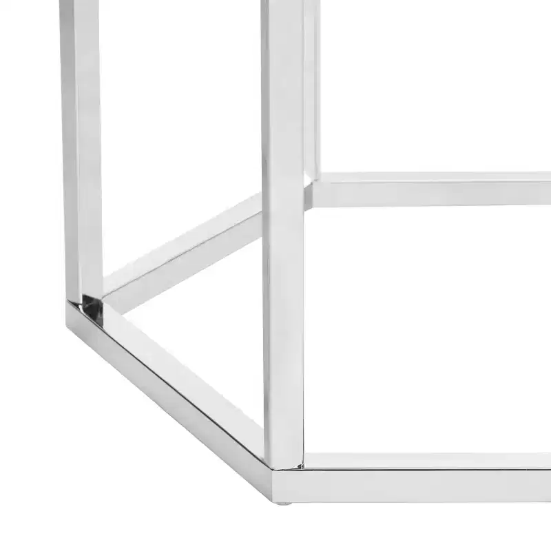Teagan End Table - MMT6002A - Chrome - Safavieh
