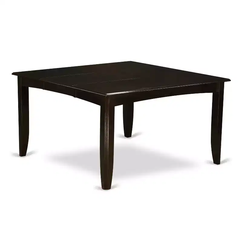HomeStock Belmont Dining Room Set-Dinette Table With Leaf And Dinette Chairs, Cappuccino