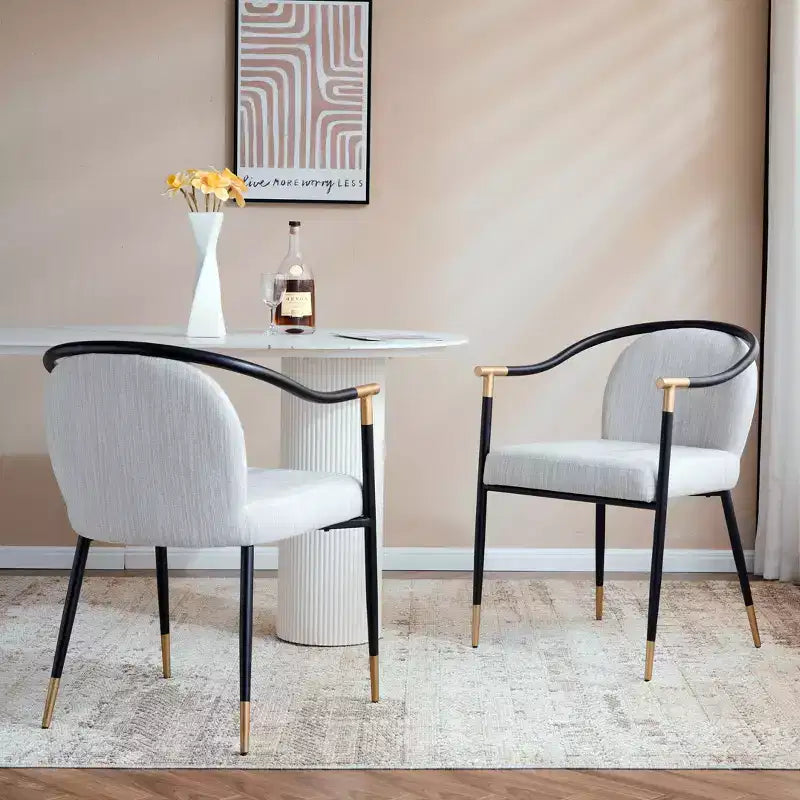 Christopher Knight Home Olors Upholstered Iron Dining Chair with King Louis Back