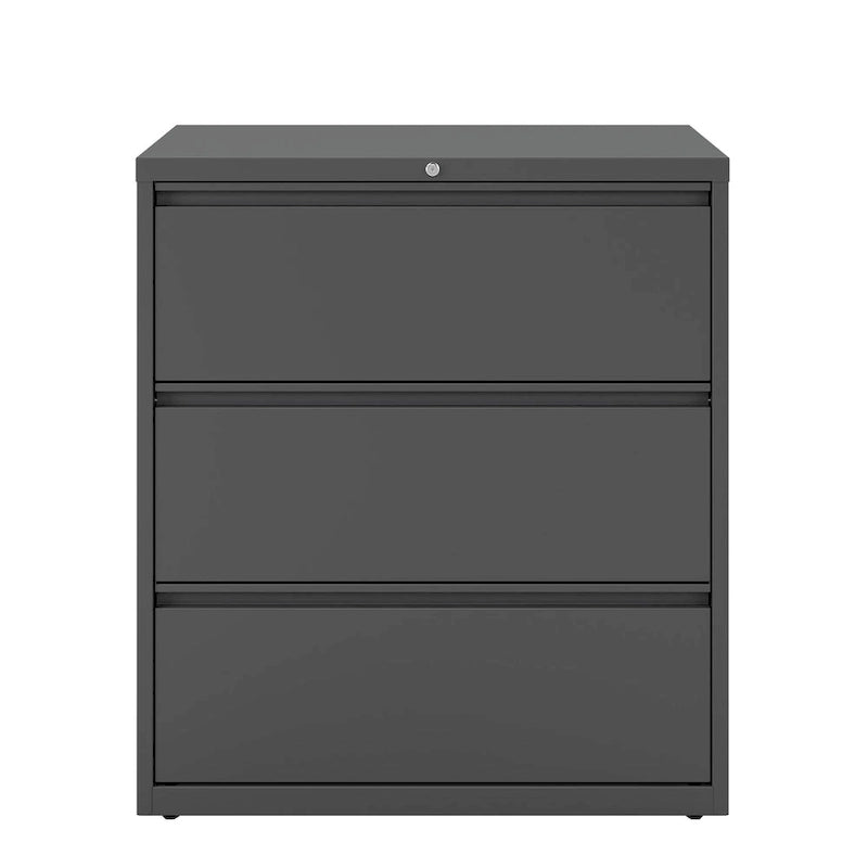 36-inch wide three-drawer chest of drawers, classic blue