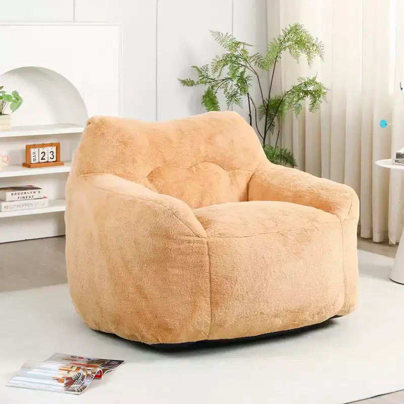 Bean Bag Sofa Chair with Armrests – High-Density Foam, Adults, Indoor & Outdoor
