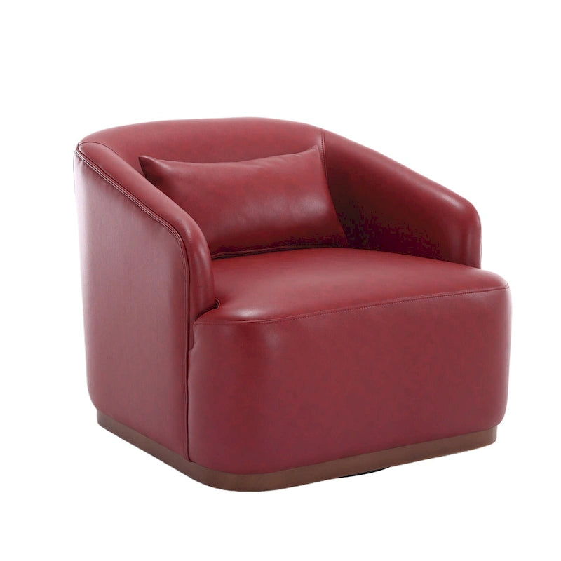 360-Degree Swivel Barrel Accent Chair