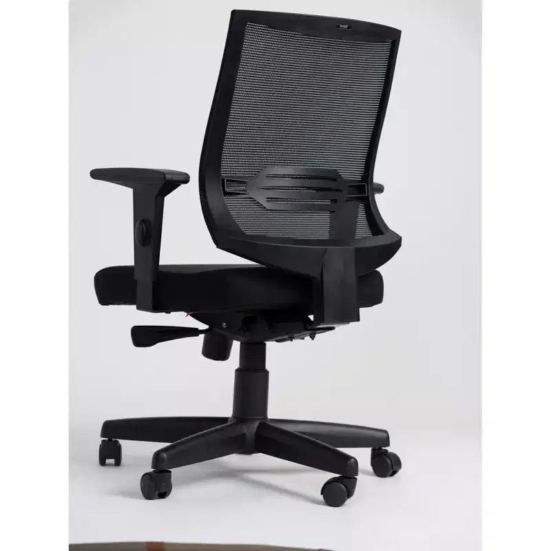 47 in Adjustable Height Ergonomic Office Chair with Adjustable Tilt, Brown Faux Leather