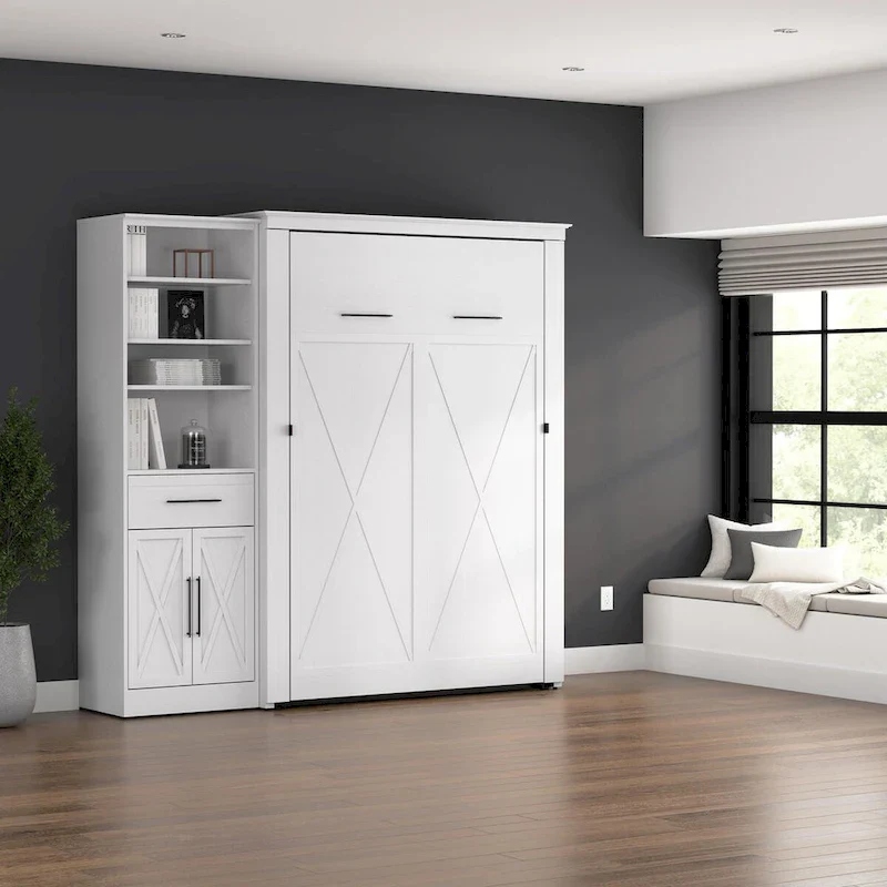 Key West Full Murphy Bed with Closet Wardrobe (88W)