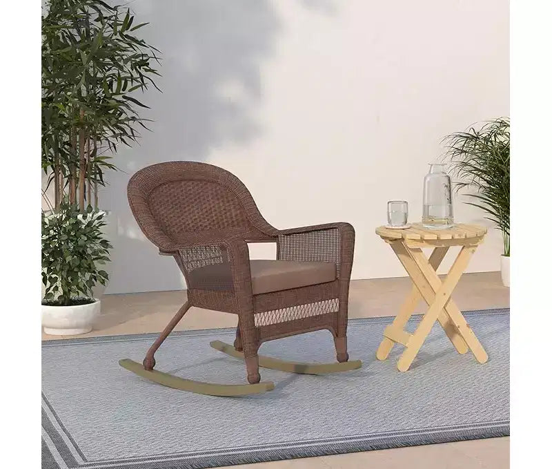 HomeStock Rocker Classic Comfort Chair With Cushion - Set Of 2