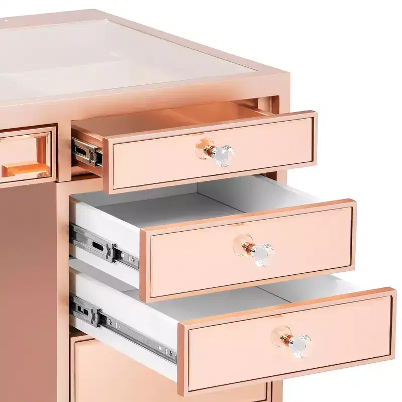 Table de coiffeuse haut de gamme Impressions Vanity SlayStation Plus avec miroir