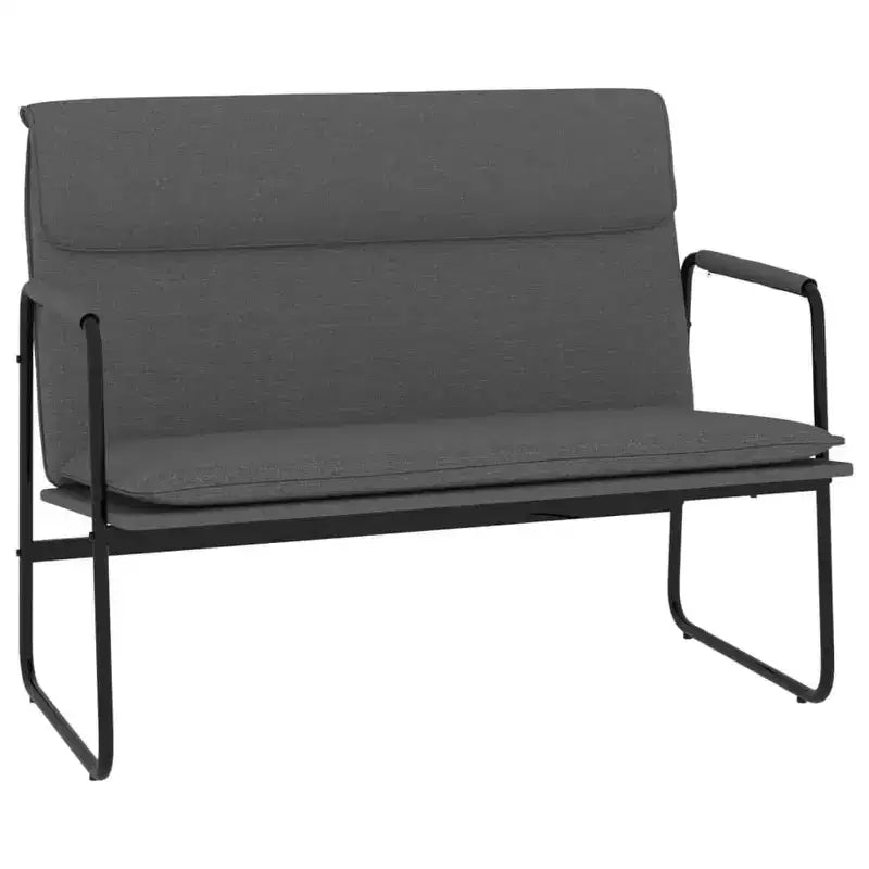 vidaXL Bench Dark Gray 39.4x25.2x31.5 Fabric - Dark Gray