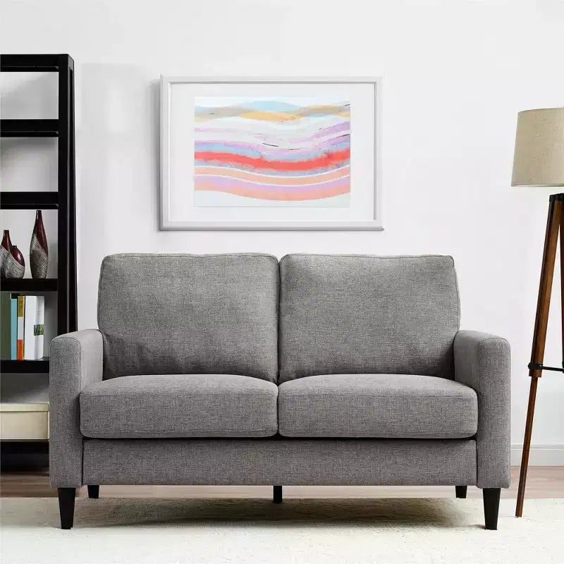 DHP Kaci Linen Upholstered Loveseat Sofa