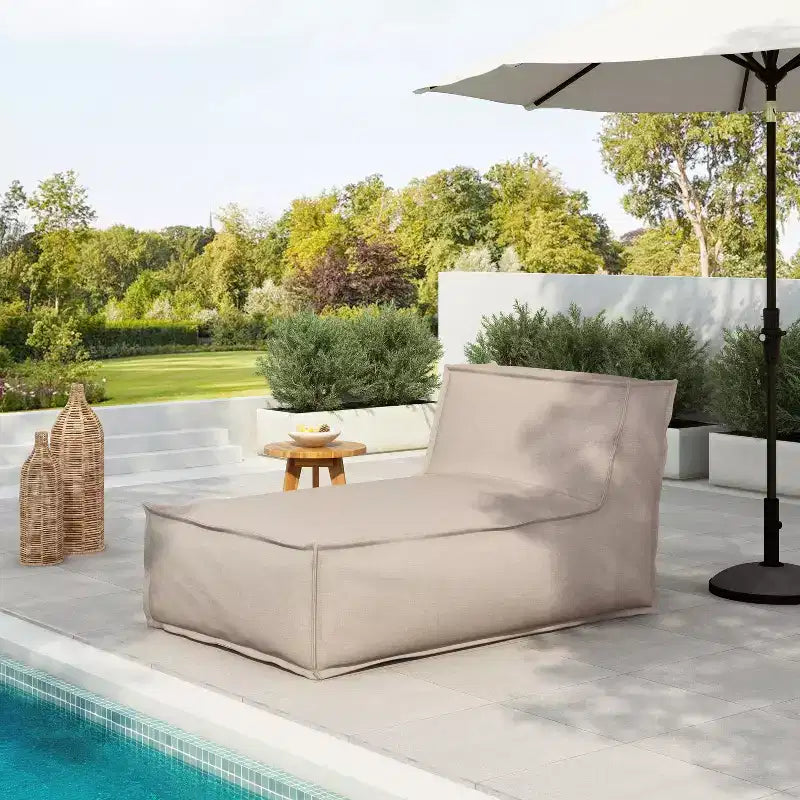 Christopher Knight Home Maegan Outdoor Modern Minimalist Versatile Bean Bag Lounge Chair