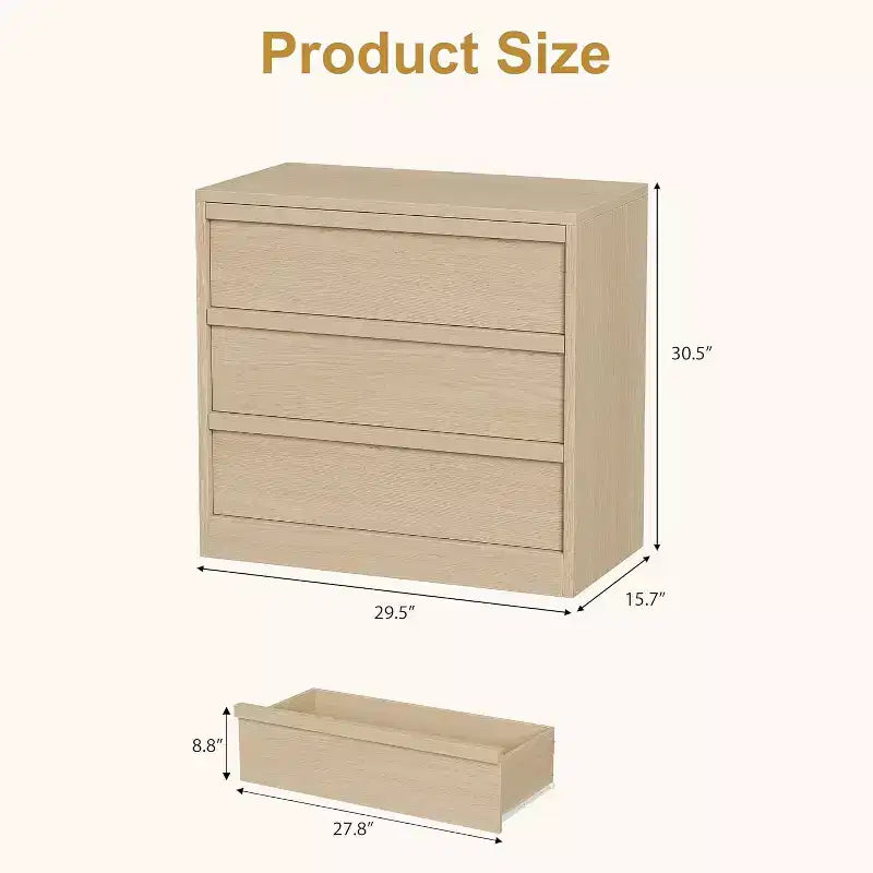 4 Drawer Dresser for Bedroom,Modern Simply Chest of Drawers, Wood Storage Dresser with Deep Drawers for Living Room Hallway Entryway