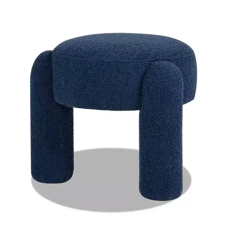 Jennifer Taylor Home Hugo 20.5 Round Fully Upholstered Ottoman