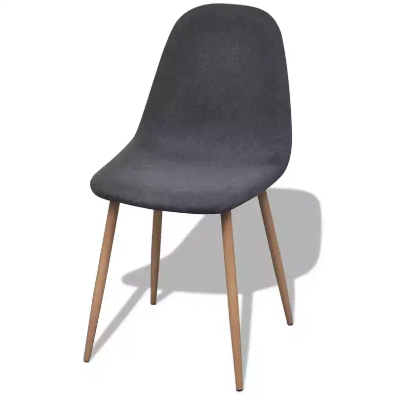 vidaXL Chair Grey Fabric