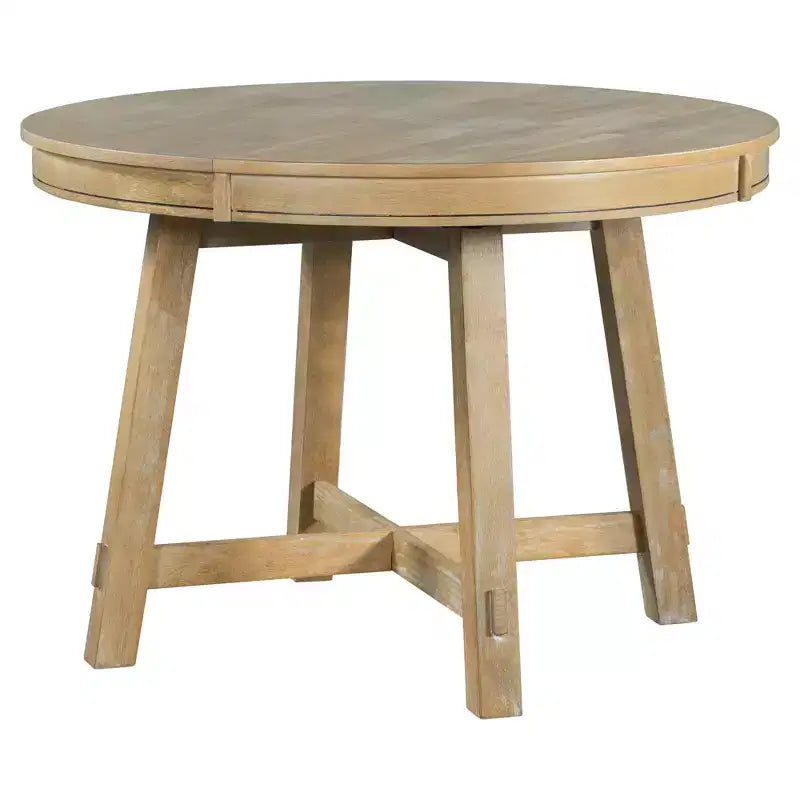 Farmhouse Dining Table with 4-Leg X-Shaped Base and 16