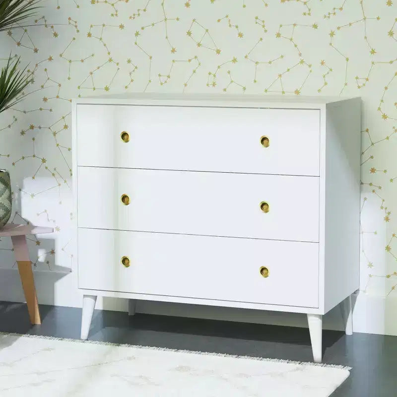 Mid-Century Modern 3-Drawer Storage Dresser