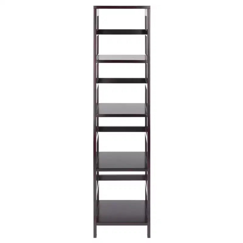 55 4 Section Narrow Bookshelf Espresso - Winsome