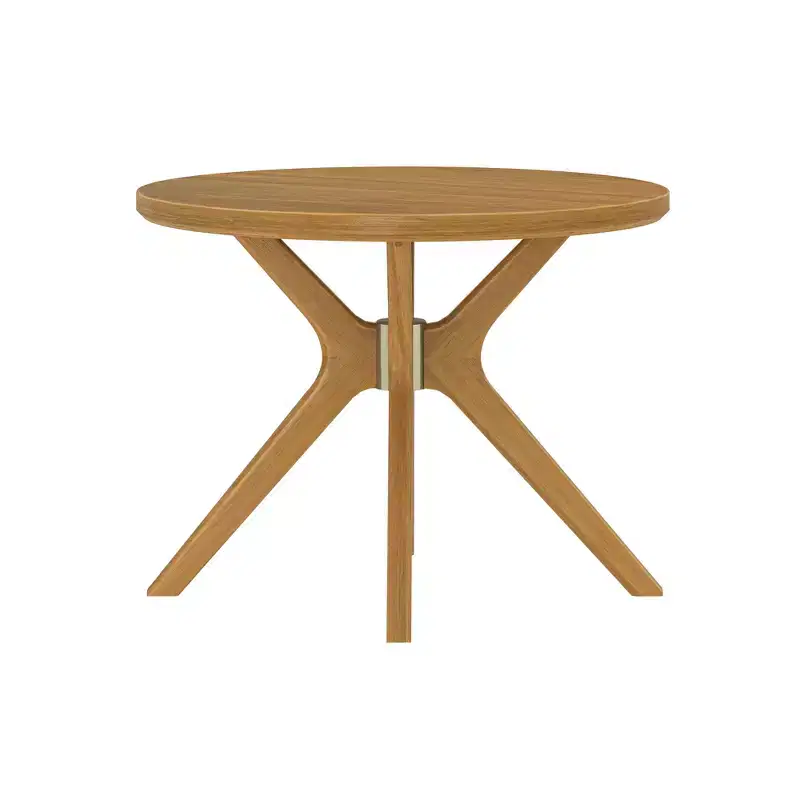 Plank+Beam Verso Round Dining Table, 38 Solid Wood Kitchen & Dining Room Table
