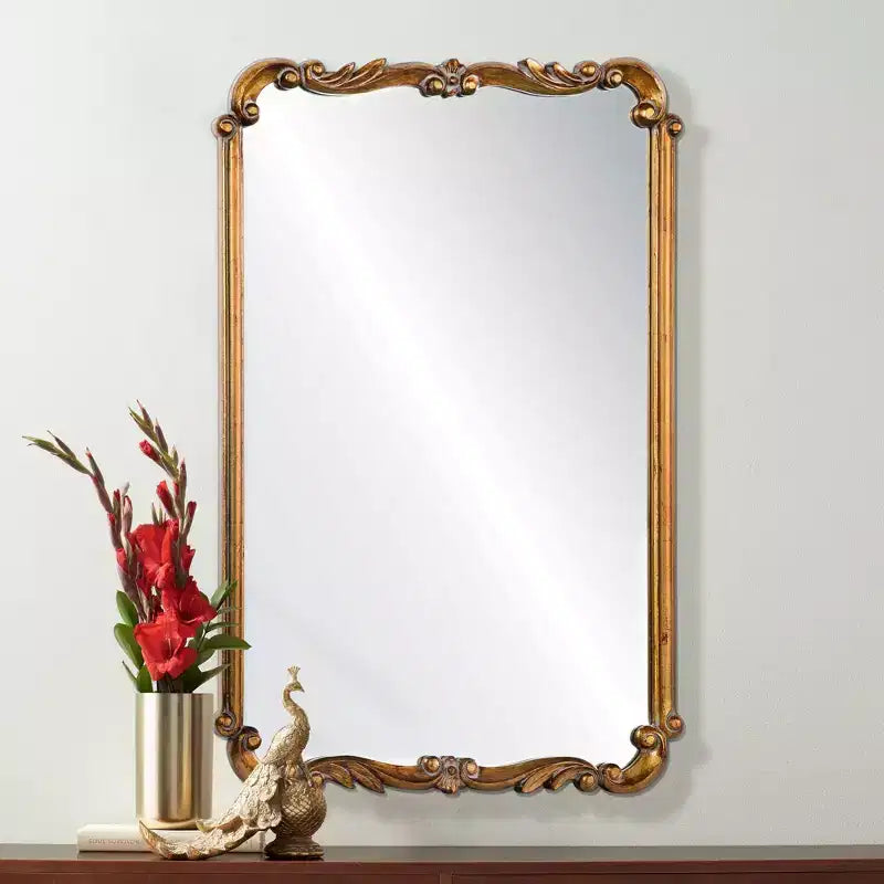 Cooper Classics Toulouse Gold 24 1/2 x 36 Rectangular Wall Mirror