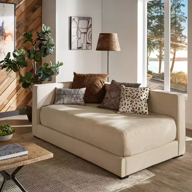 Faena Twin Bed - Beige - iNSPIRE Q