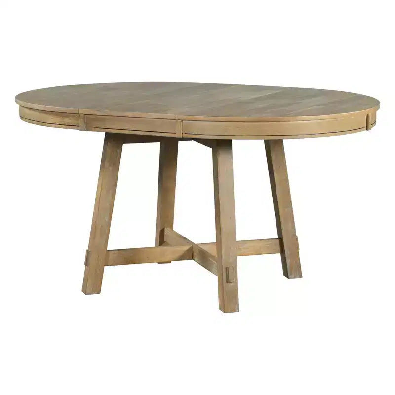 Farmhouse Dining Table with 4-Leg X-Shaped Base and 16