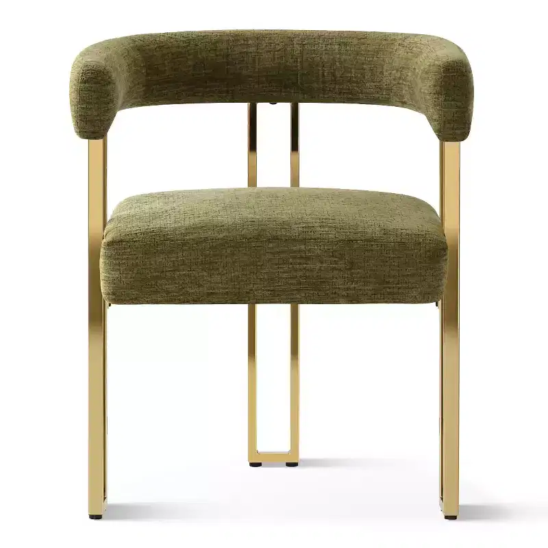 Expandable Round to Oval Dining Table Set with 4 Velvet Armchairs, Modern Pedestal Design, Seats Up to 8 People-Panipeachy