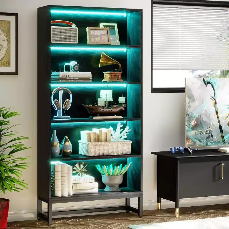 Lantine 70.8 Tall 5-tier Freestanding Bookshelf