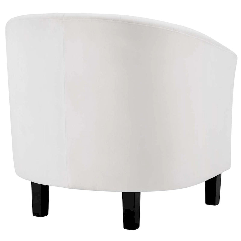 Channel Tufted Velvet Armchair