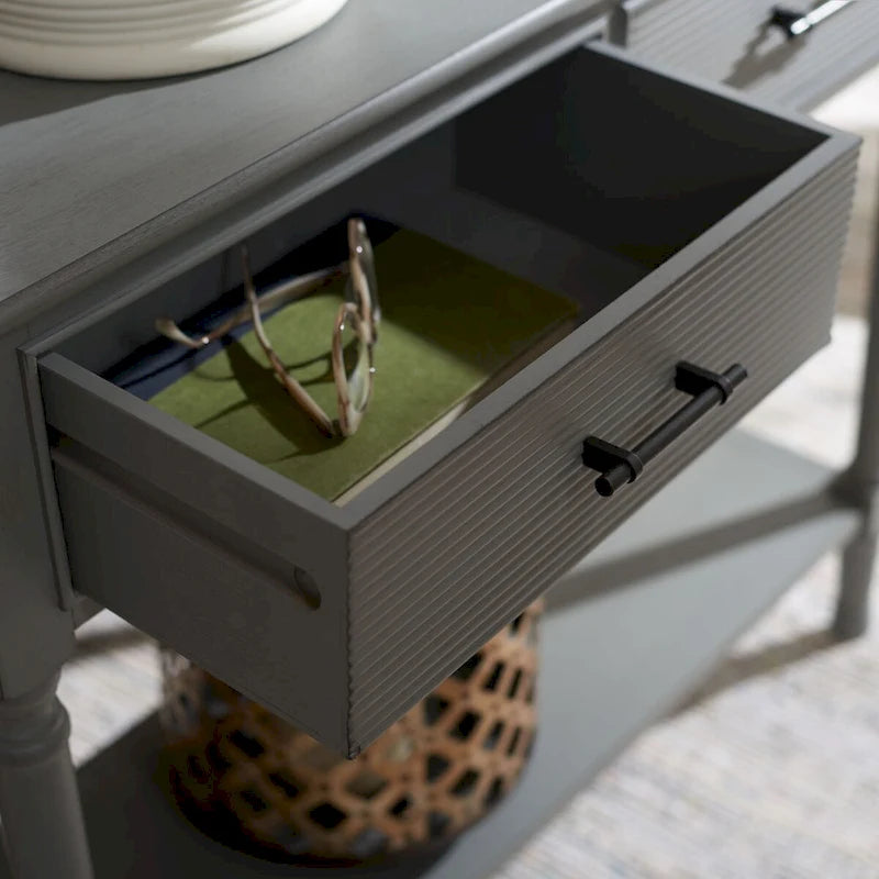 2-Drawer Console Table - 35.5 W x 13 D x 29.5 H