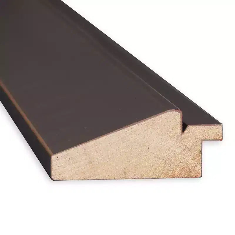 41" x 29" Beveled Lara Bronze Wood Wall Mirror - Amanti Art: Modern Rectangular, No Assembly Required