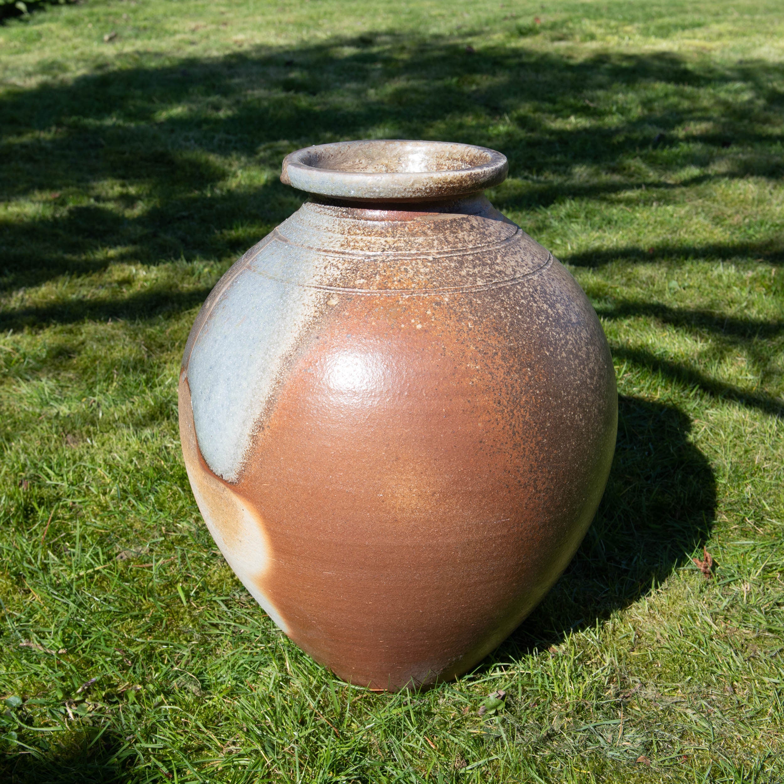 Unglazed Ash Large Jar