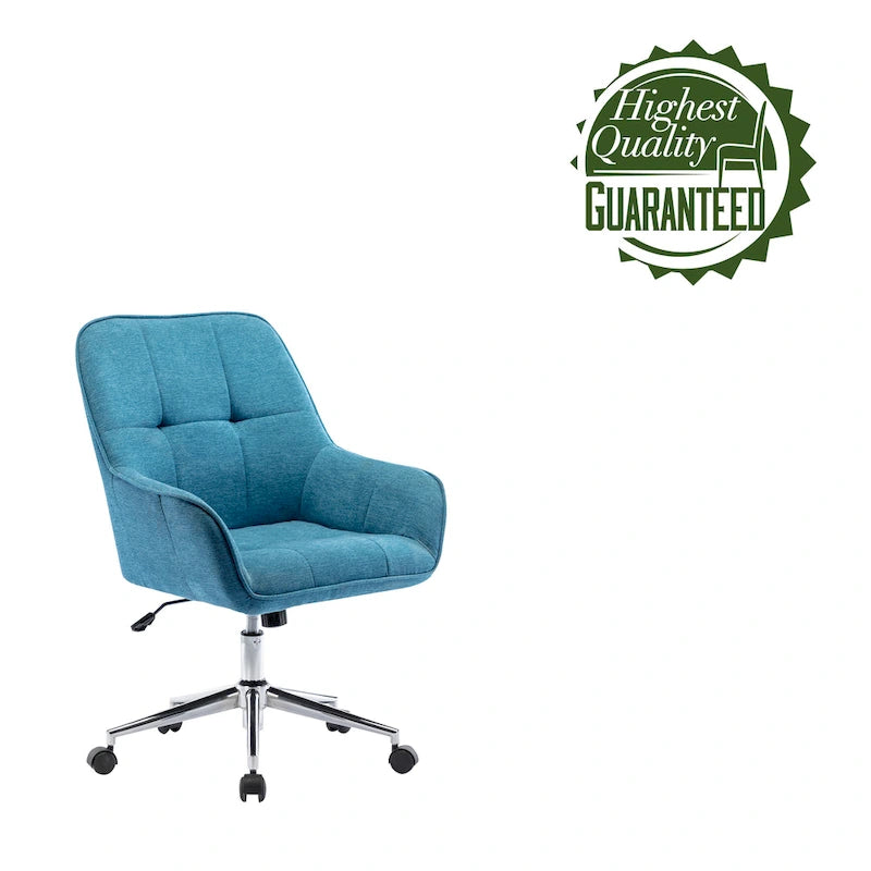 Home Office Chair with Arms, Height Adjustable