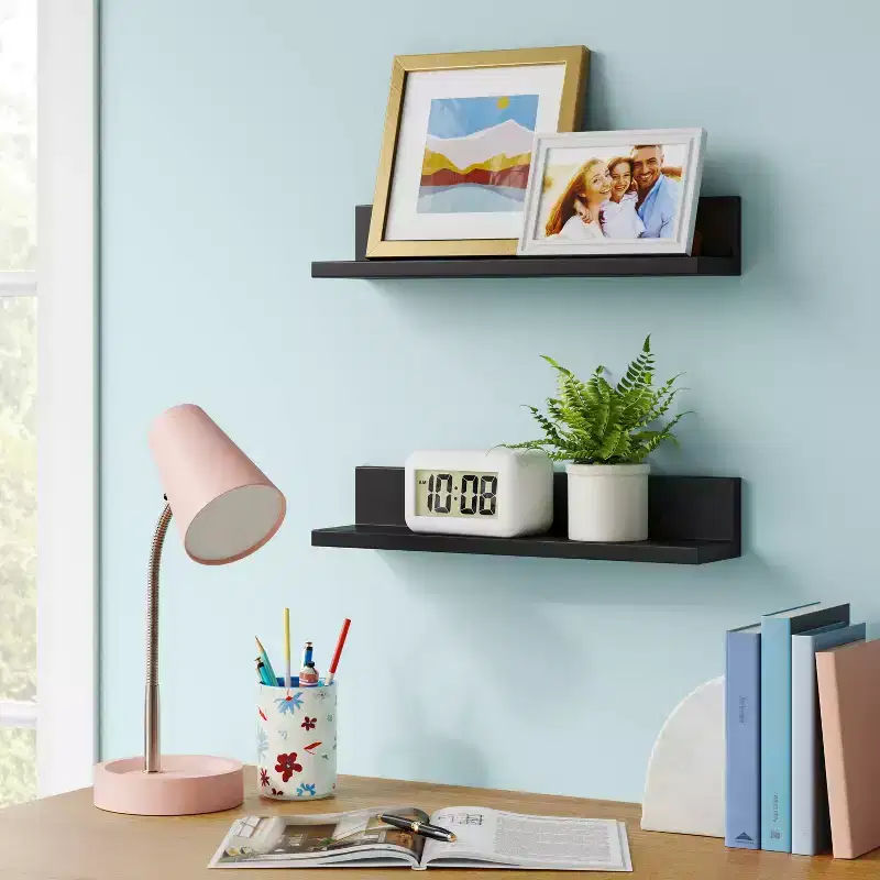 15 Wall Shelf Picture Ledge 2pk - Room Essentials