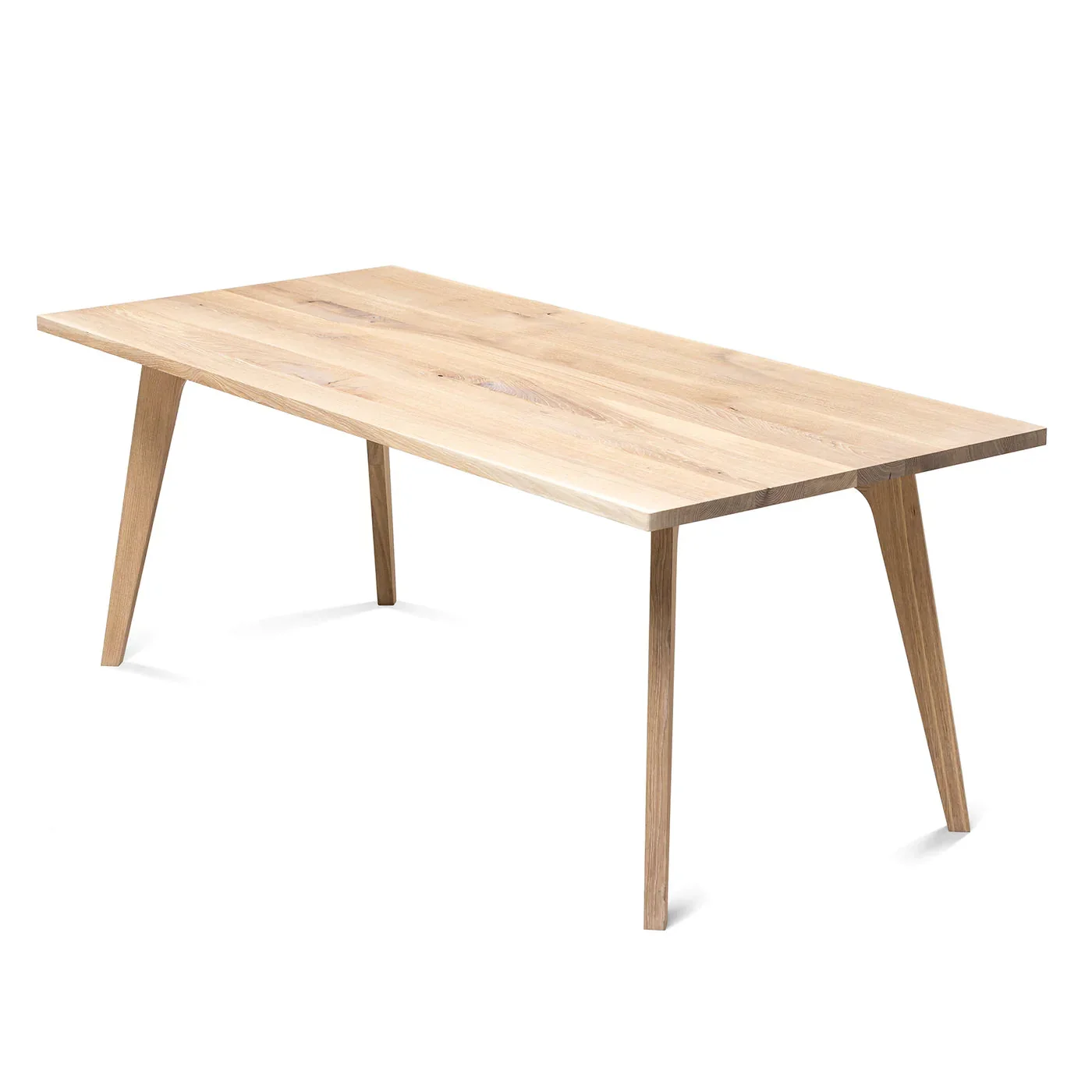 Dining Table in Cotton Oak - Handcrafted from solid wood - this exquisite solid oak dining room table from the collection is a