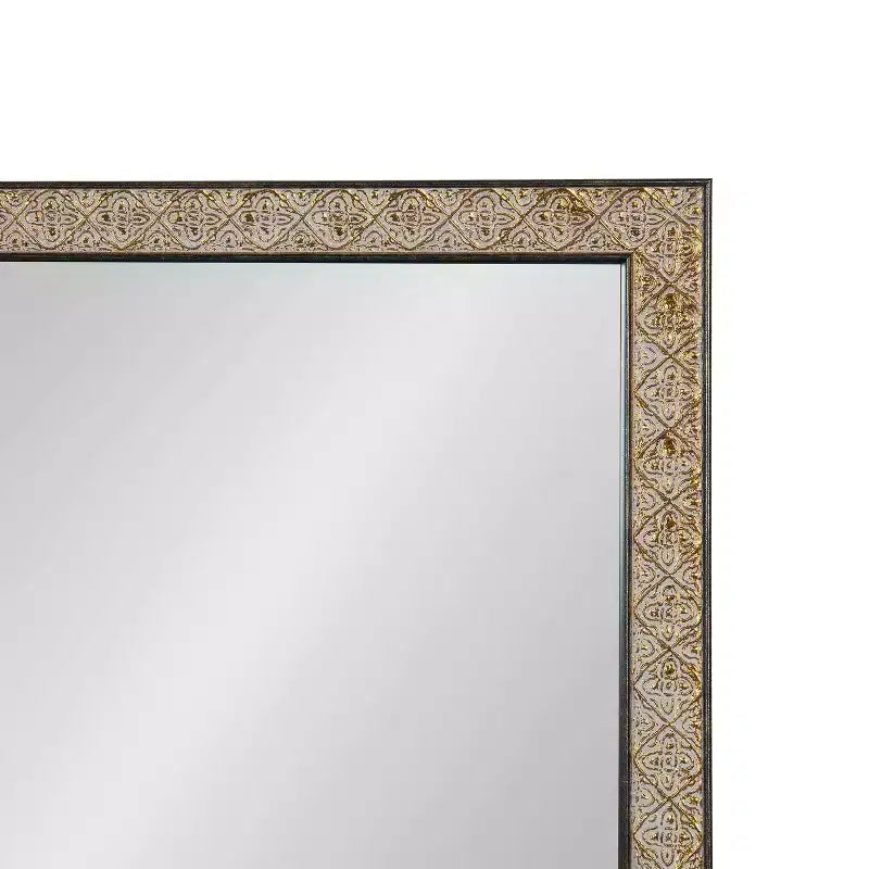 Soniva Rectangle Wall Mirror Gold - Kate & Laurel All Things Decor