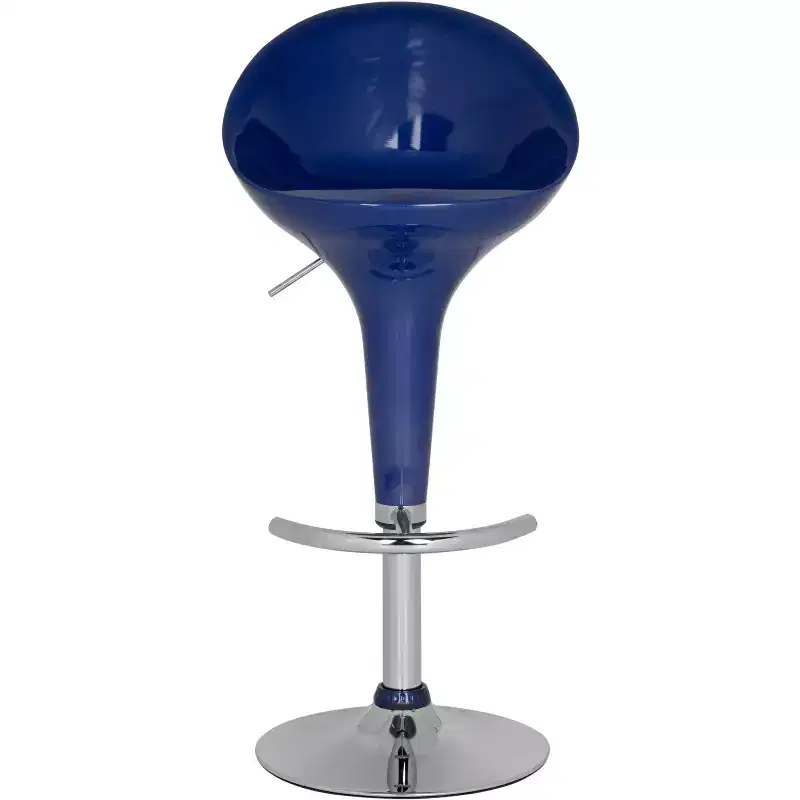 Swivel Bar Stool, White