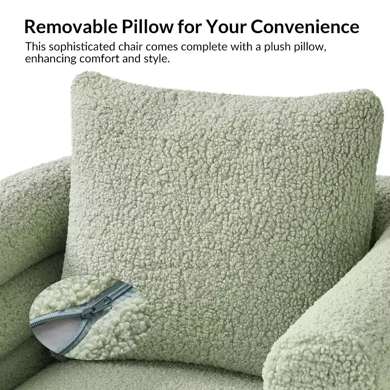Arturo Modern Swivel Chair with Two Pillow Set of 2|ART OF LIVING DESIGNS-SAGE