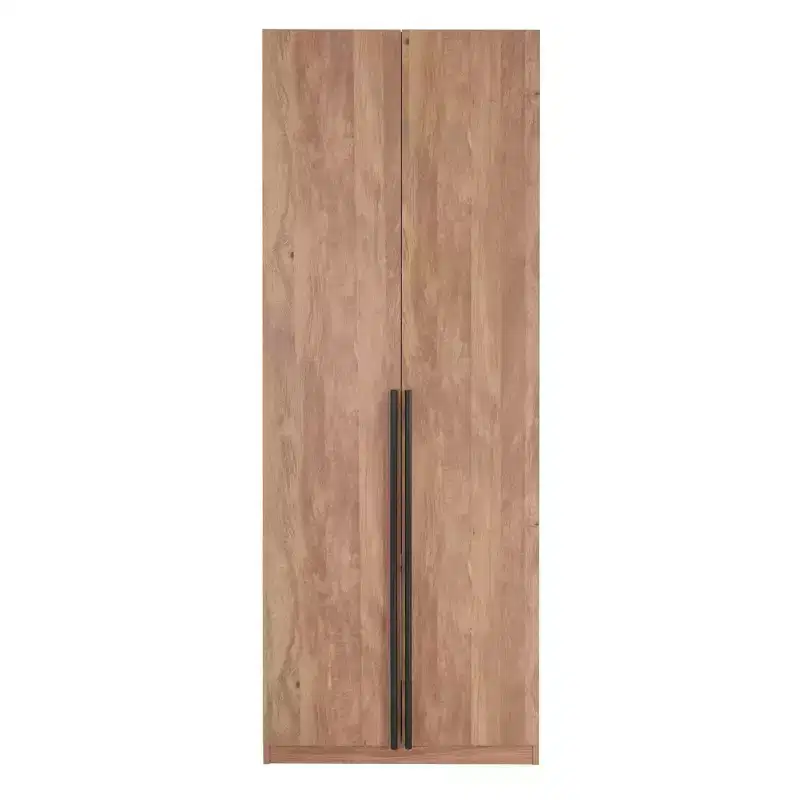 2 Door and 4 Shelf Wardrobe Closet