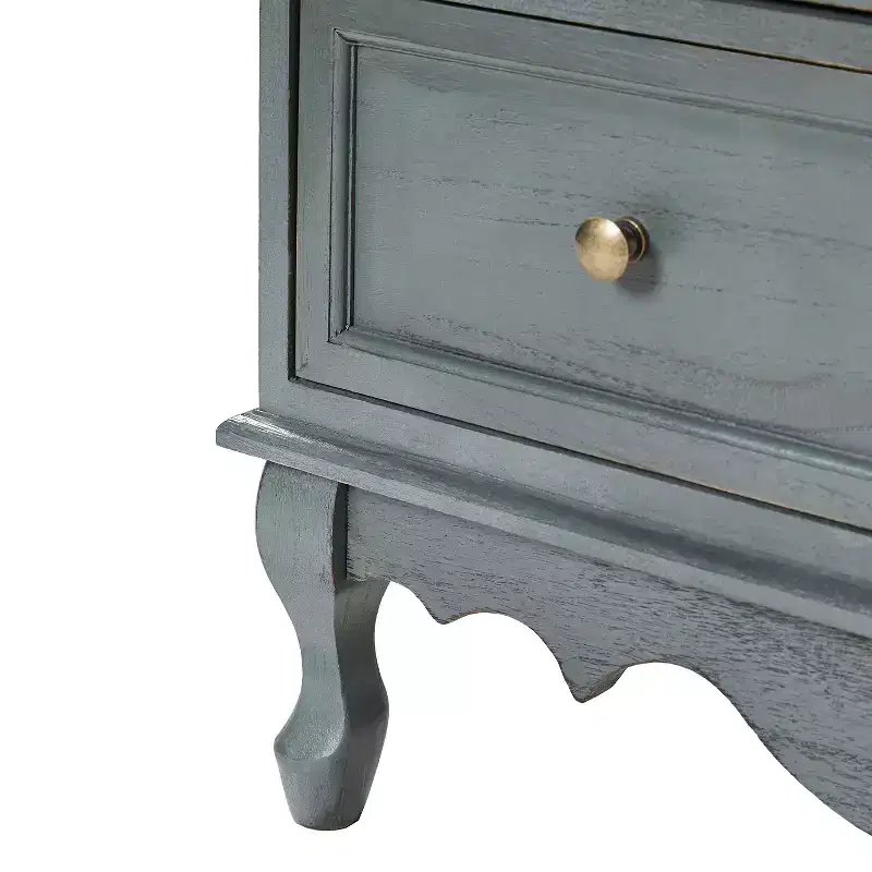 Set of 2 Galatea 32'' Traditional Solid Wood 3 - Drawer Accent Chest with Charging Station | HULALA HOME