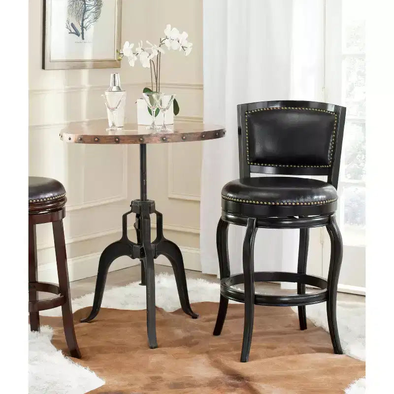 Pasquale Swivel Bar Stool - FOX7011 - Safavieh Couture