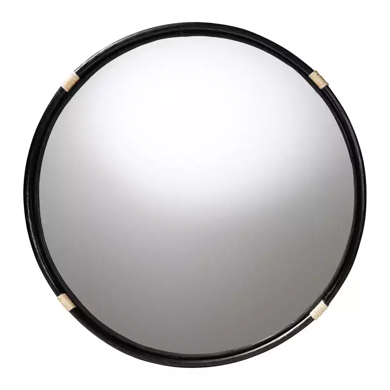 bali & pari Fenicia Round Rattan Wall Mirror