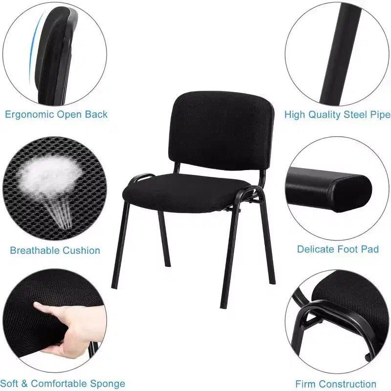 Karl Home 5-Pack Mesh Church & Conference Room Chairs