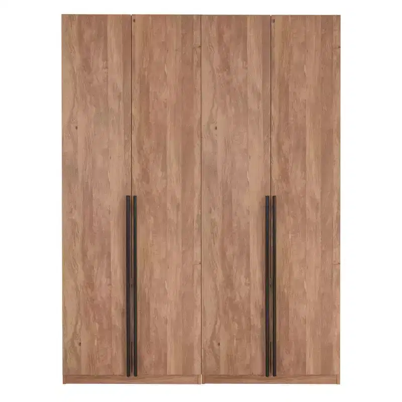 Manhattan Comfort Set of 2 Lee 2 Door Wardrobe Closets