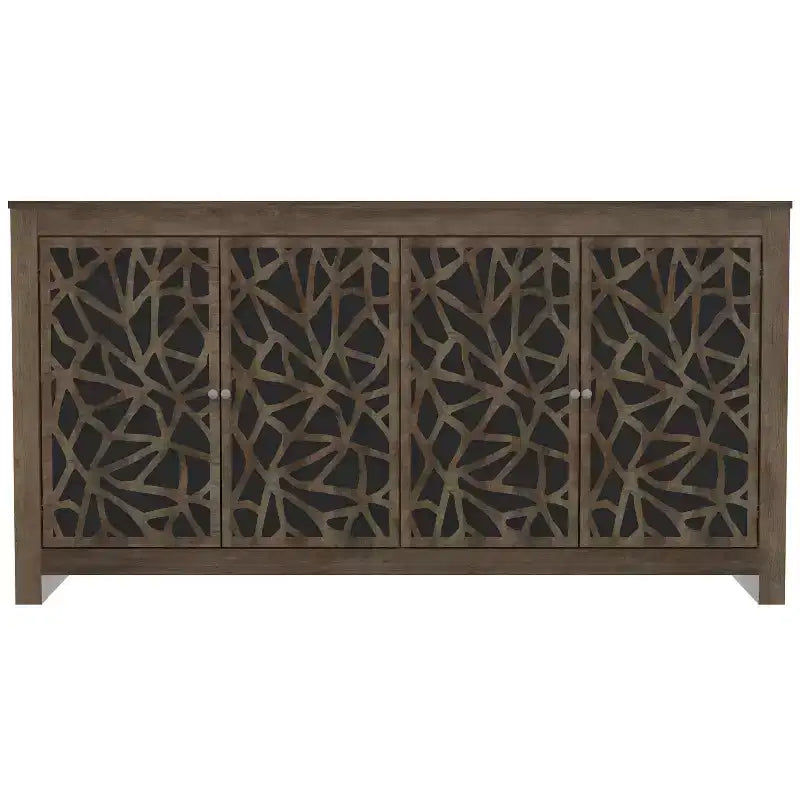 Galano Culbreath 4 Door Sideboard - Knotty Oak