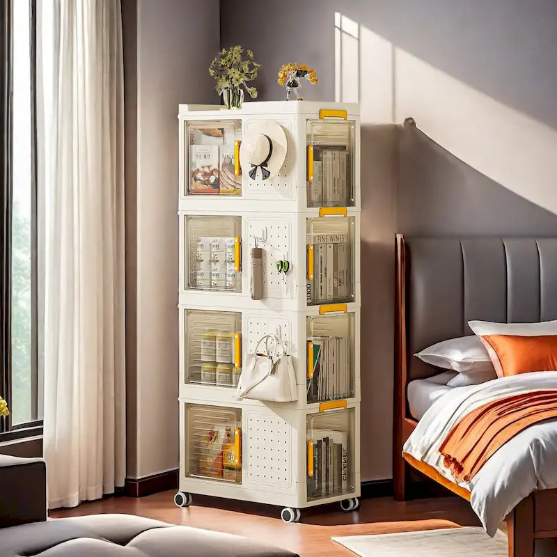 Mobile Multifunction Utility Rolling Storage Organizer