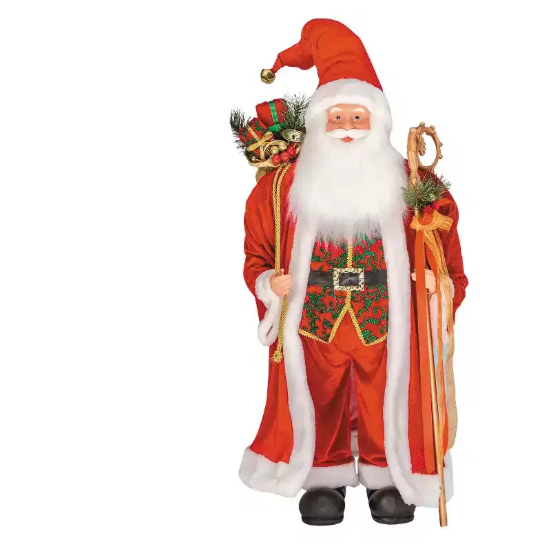 Pan Asia Men's Santa Christmas Mannequin - Red