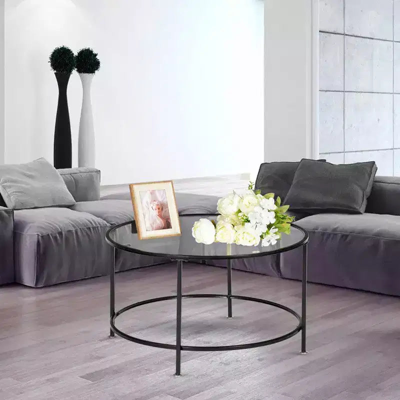 Raina Glass Top Coffee Table