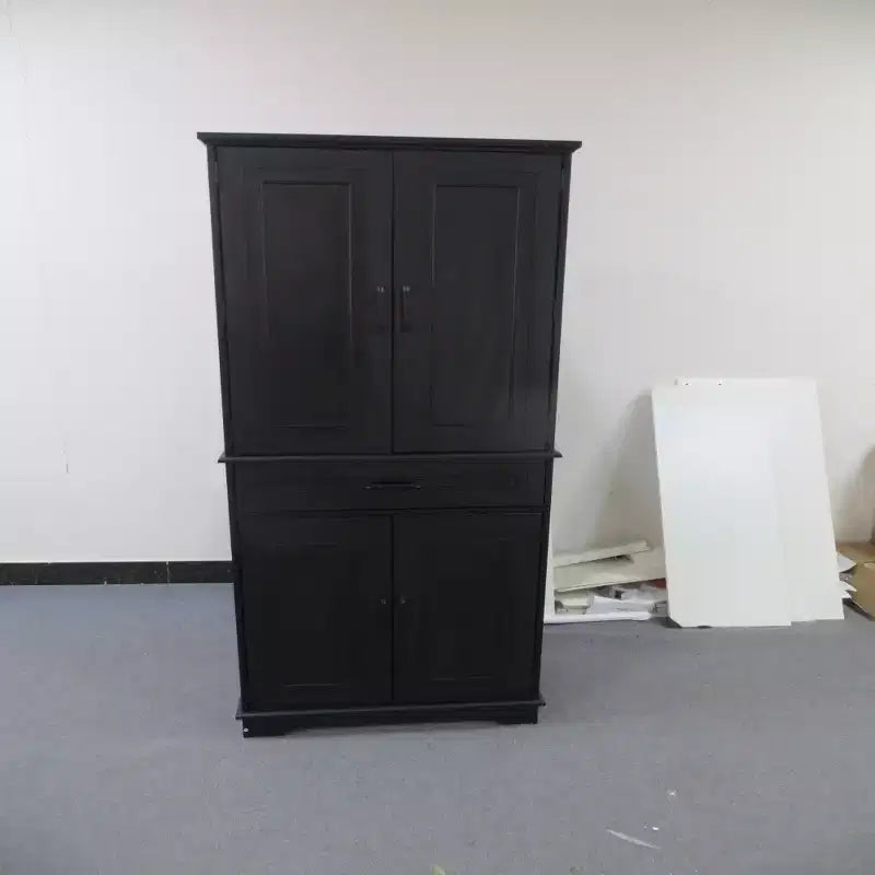 72 Practical Food Storage Cabinet for Kitchen,Dining Room,Living Room,Freestanding Cabinet with 4 Doors,Drawers,4 Shelves